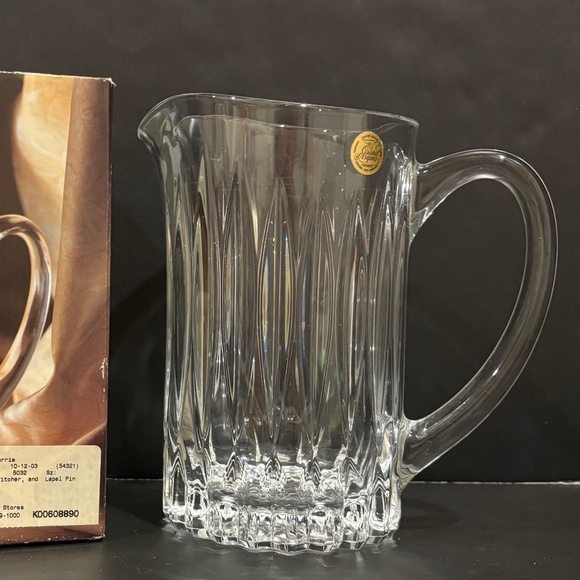 NIB Cristal d'Arques of France Classic Pitcher 24% Crystal - Picture 4 of 6